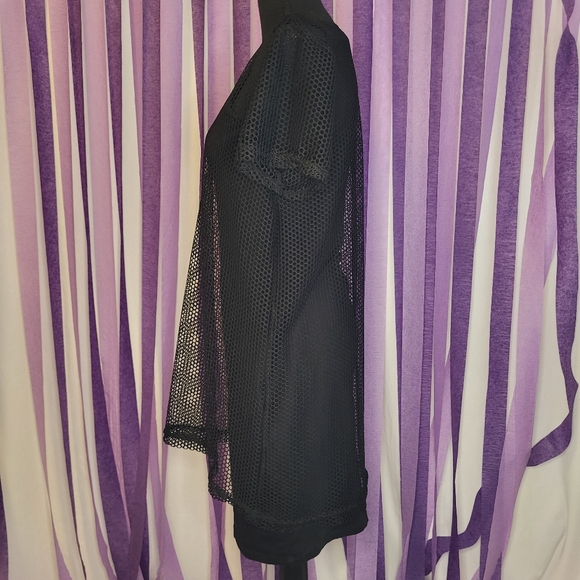 H&M - Black Mesh Dress - Picture 2 of 5